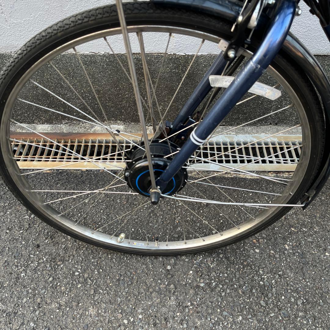 送料込み ブリヂストン アルベルトE 27インチ ブルー 電動アシスト自転車