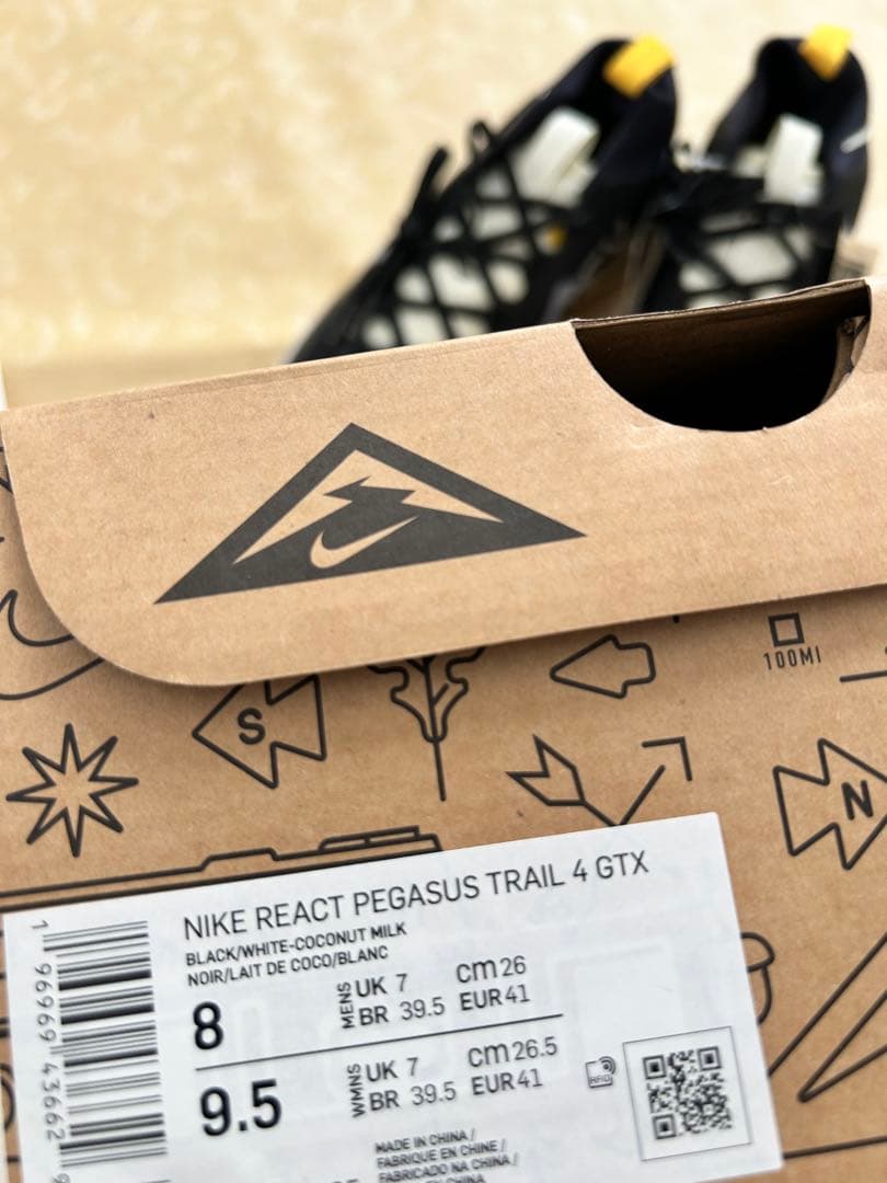 新品　26cm ナイキ ペガサストレイル 4 ゴアテックス 防水