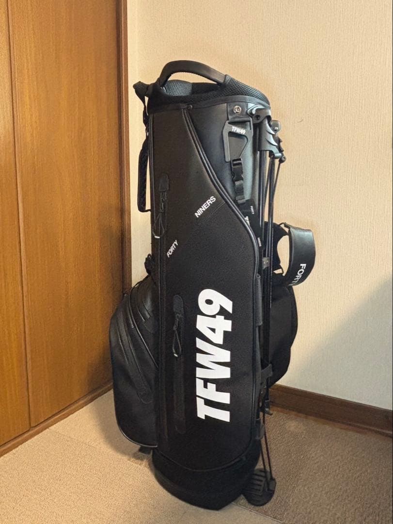 TFW49 NYLONキャディバッグ2025 ブラック