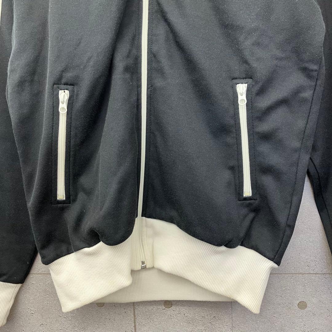 希少 adidas アディダス 00Ｓ ジャージ トラックトップ ハイネック 黒