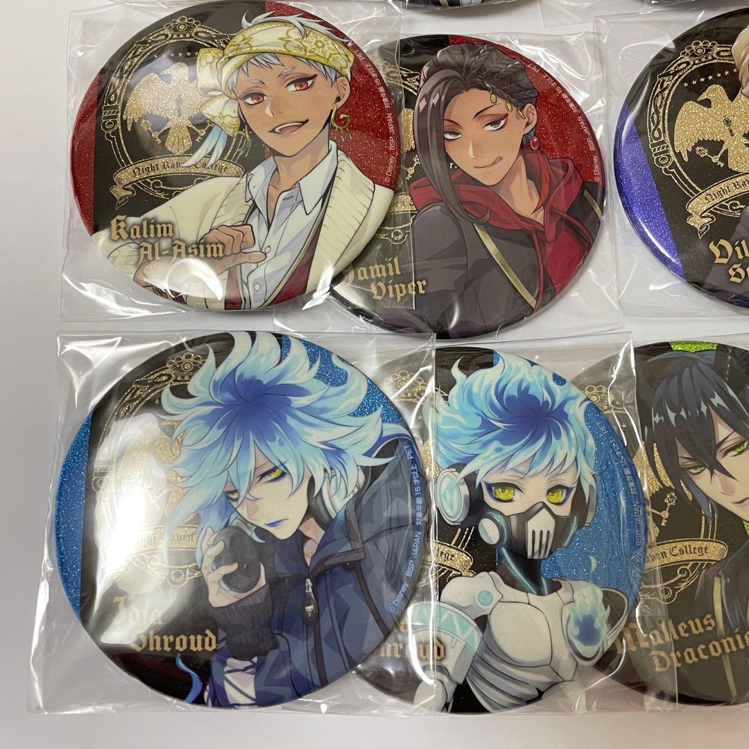 ツイステ　ツイステッドワンダーランド　缶バッジ　プライズ　式典服　制服　ナムコ