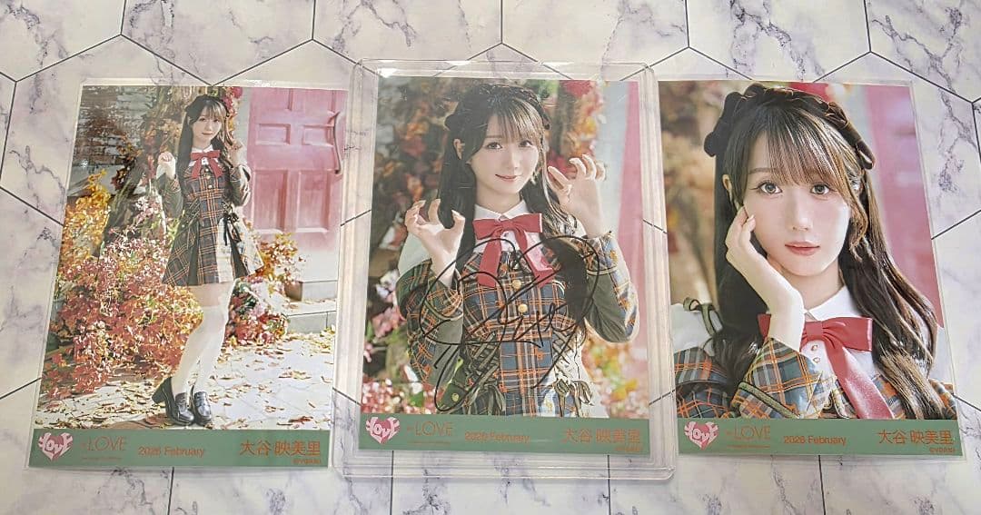 ラブソングに襲われる 大谷映美里 直筆 アザーカット コンプセット