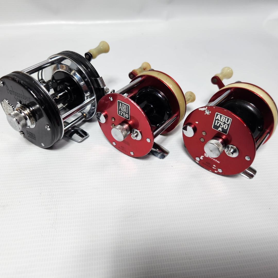 ABU 1750 両軸リール 3台セット