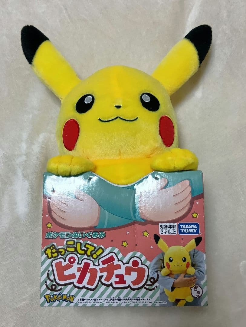 ポケモンぬいぐるみ　だっこして！ピカチュウ