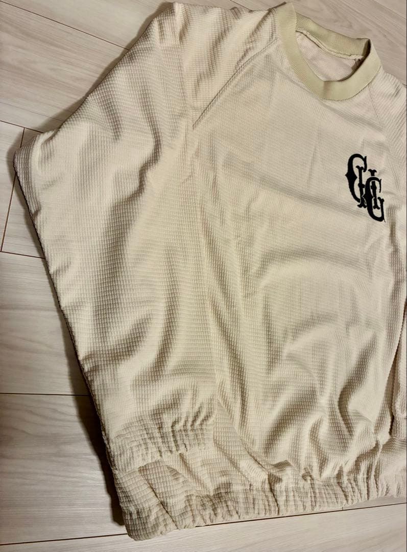 Cph/Golf CLUB WAFFLE P/O JKT 【WHITE】 L