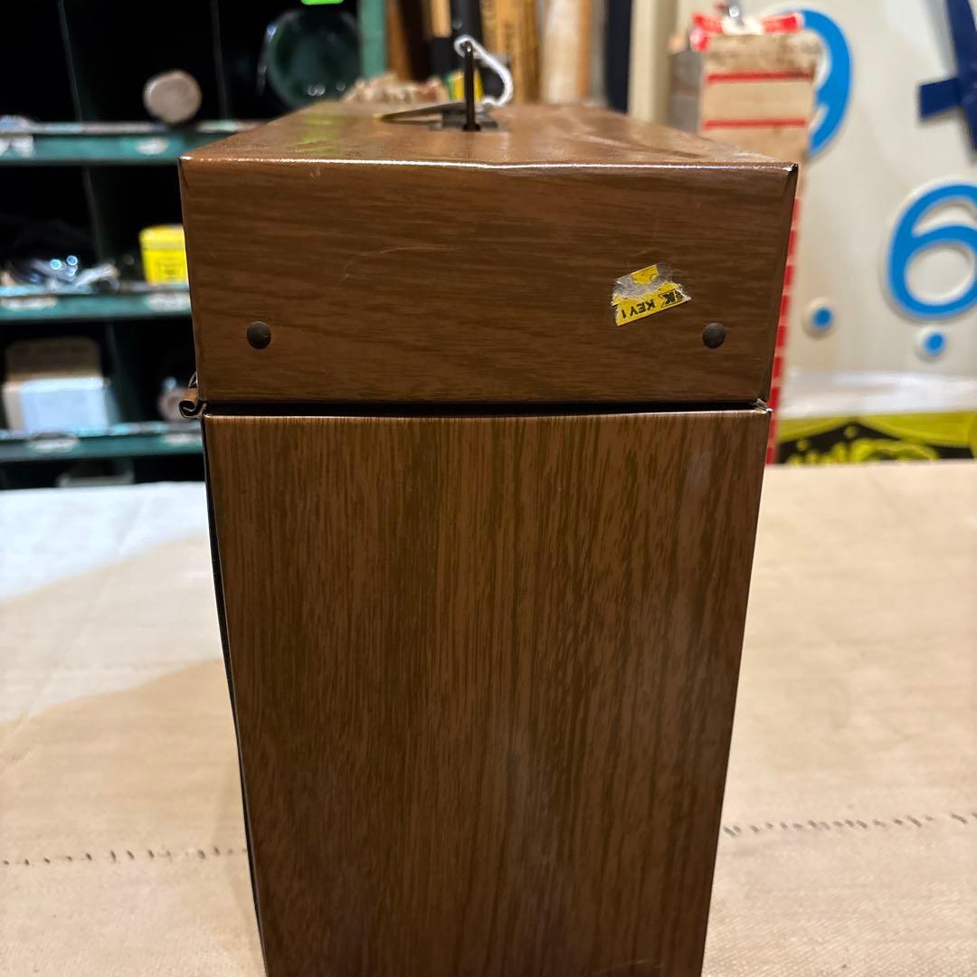 USA VINTAGE L FILEBOX 収納ケース鍵付き PORTA