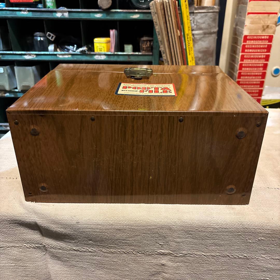 USA VINTAGE L FILEBOX 収納ケース鍵付き PORTA