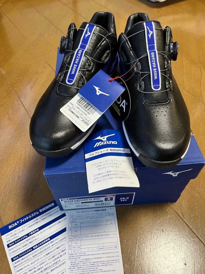 Mizunoゴルフシューズ ウエーブハザード SL BOA 51GM217509