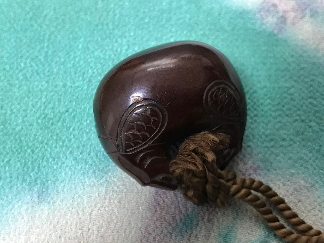 根付　牛と農夫の図　蒔絵印籠　江戸時代中期