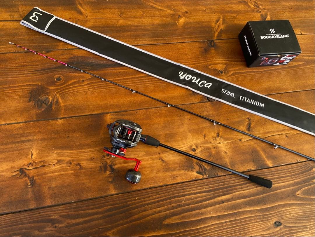 釣り竿セット　ジギングロッド　ジギングリール　C572ML スロージギング　新品