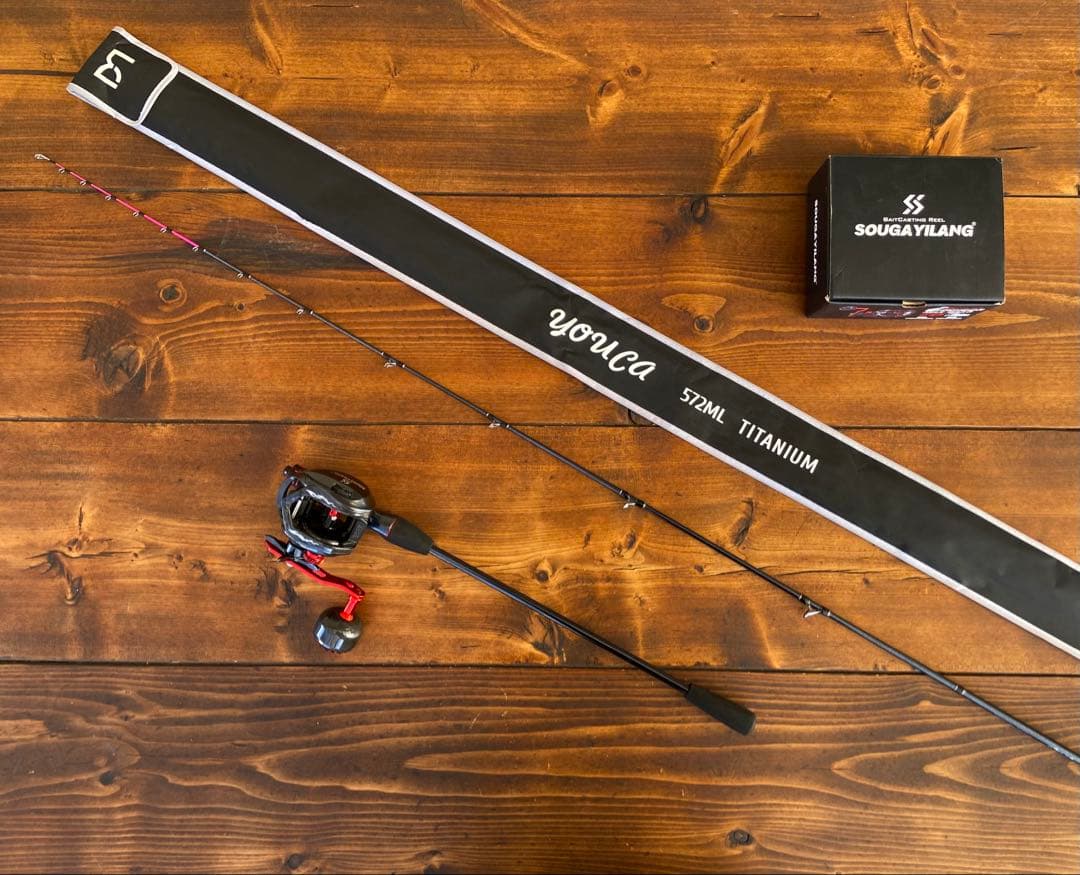 釣り竿セット　ジギングロッド　ジギングリール　C572ML スロージギング　新品