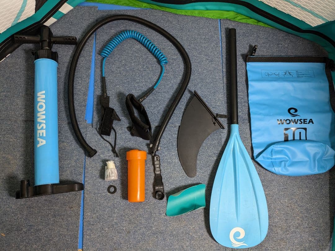 WOWSEA Trophy T2 サップ SUP ヨガ 釣り 海 夏 グリーン