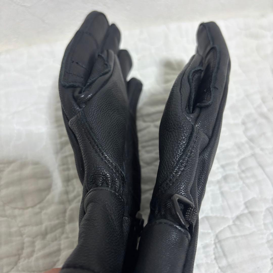 【極希少】ノースフェイス レザーグローブ レザー ブラック NN86104 S