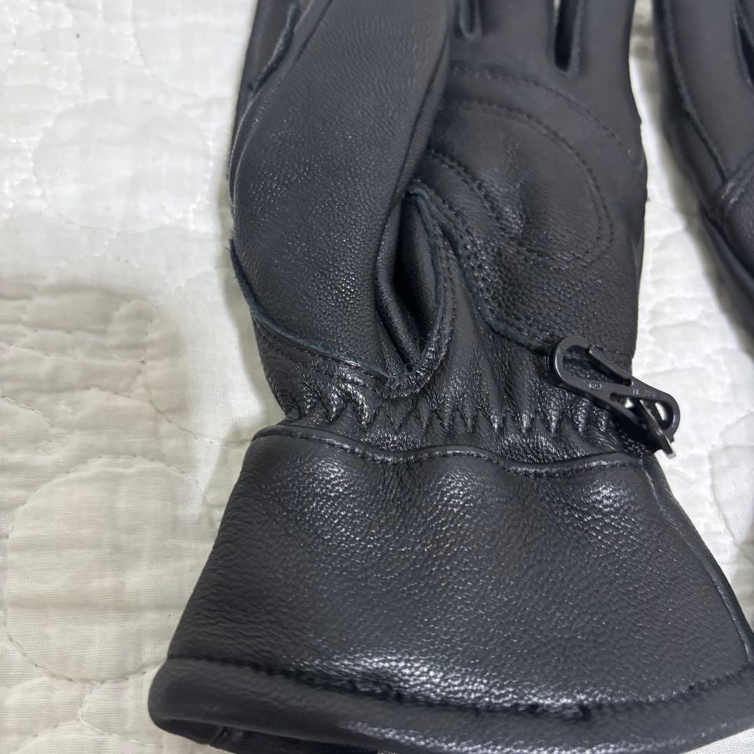 【極希少】ノースフェイス レザーグローブ レザー ブラック NN86104 S