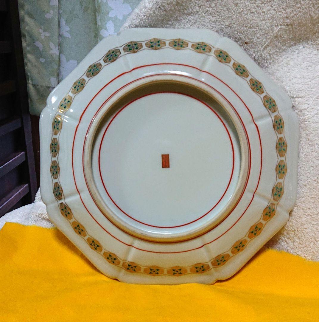 九谷焼上出喜山作飾皿A481