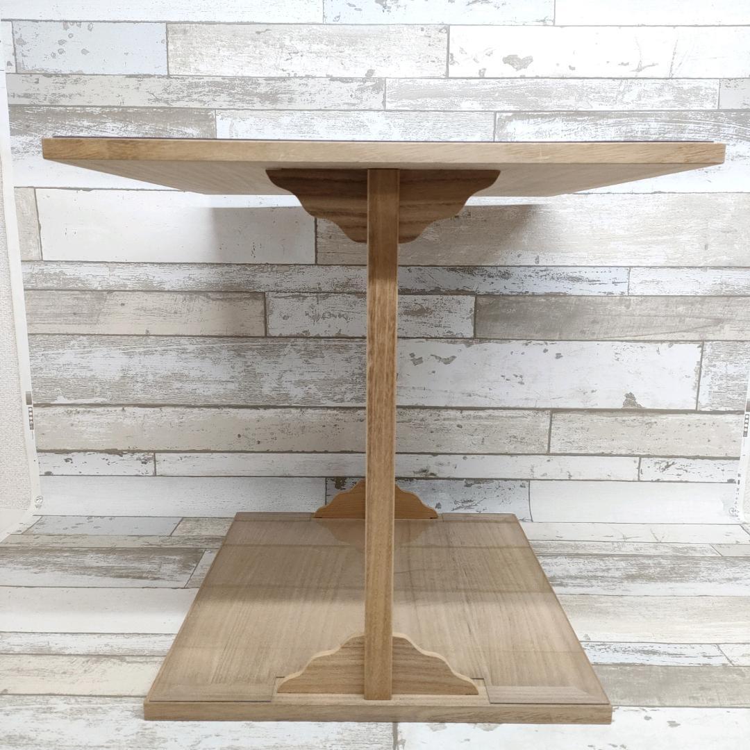 K86 茶道具 四方棚 利休好写 幸斎 組立 桐木地 タナピタット付