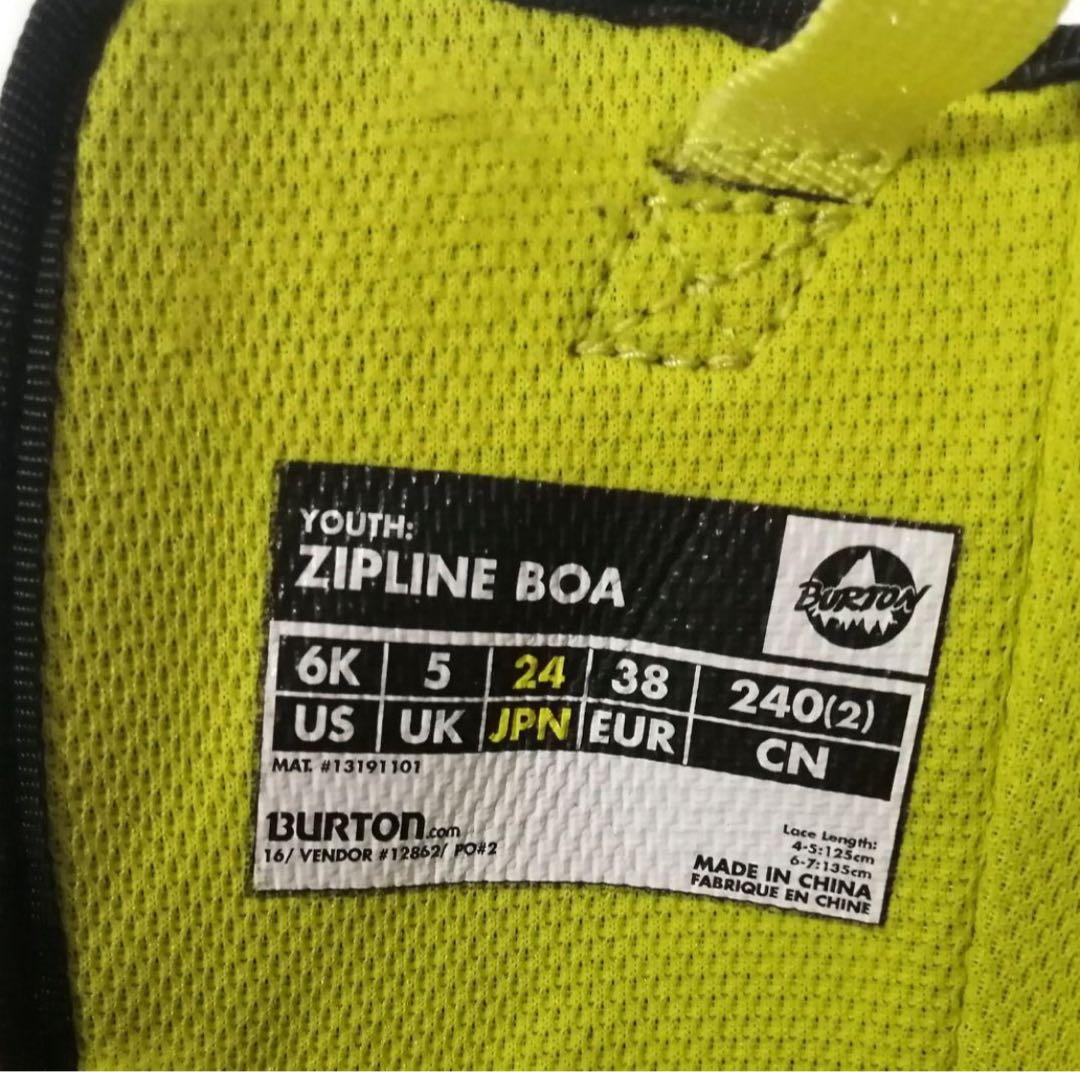 くろ⭐︎　スノーボードブーツBURTON Ziplin Boa/24cm