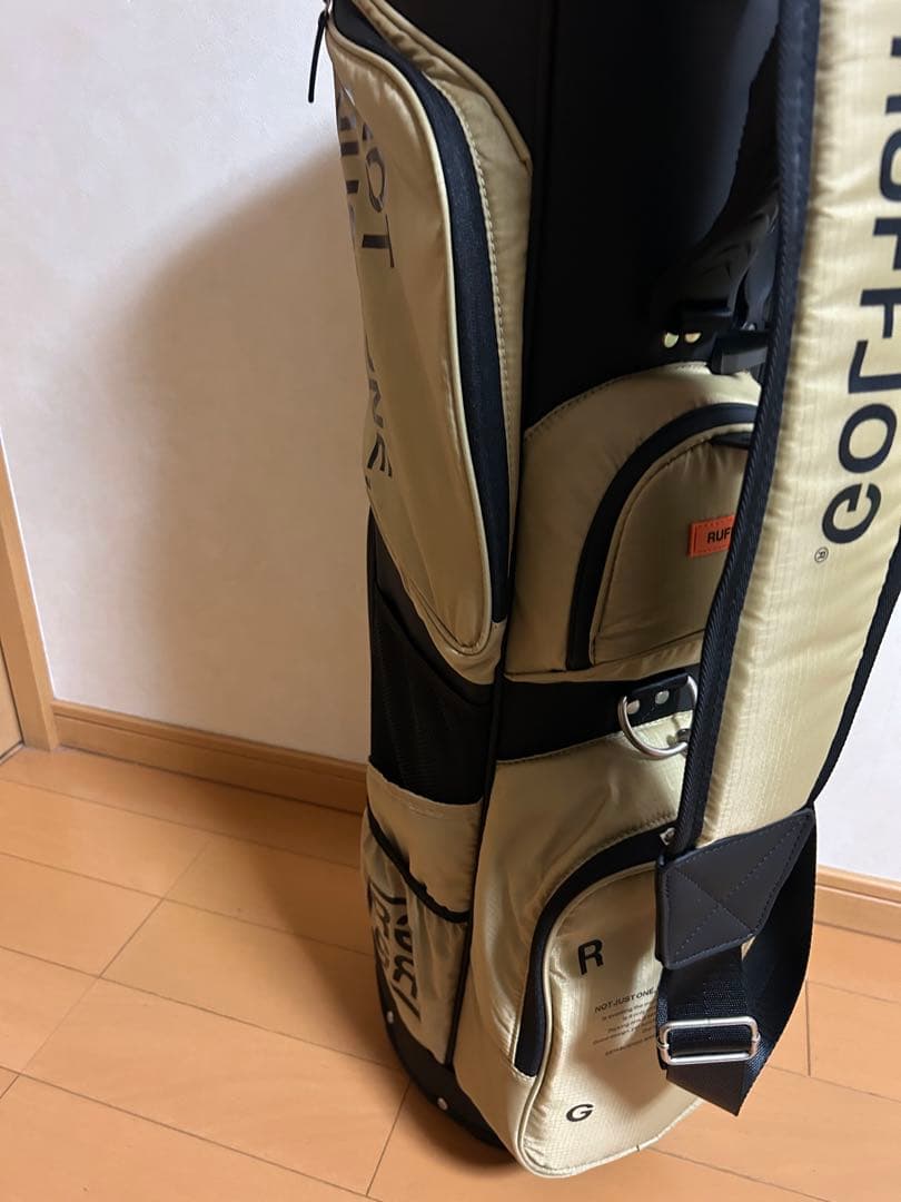 からしさん専用‼️RUFFLOGキャディバッグ ベージュ/ブラック