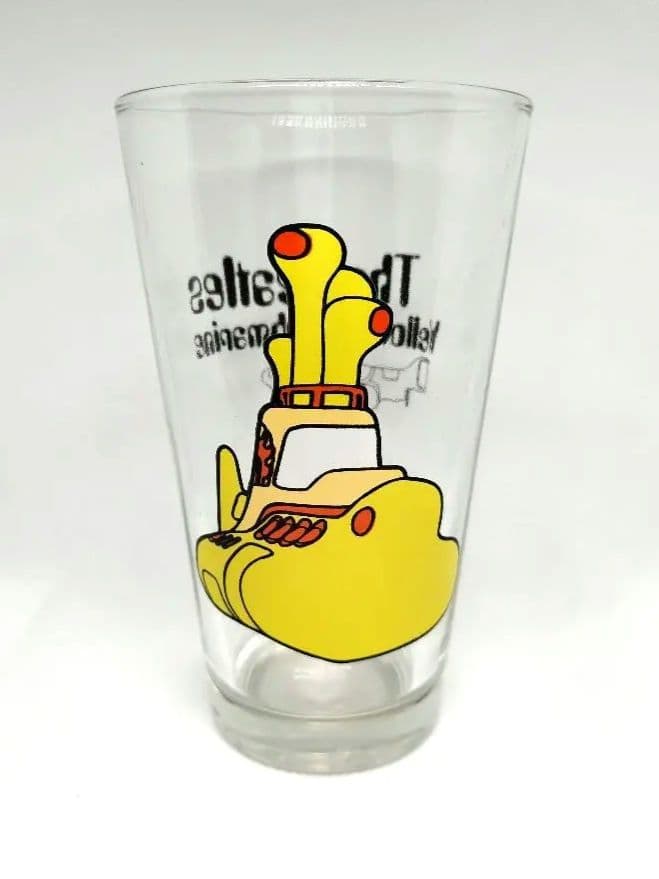 The Beatles タンブラー イエローサブマリン ヴィンテージ ハンカチ付