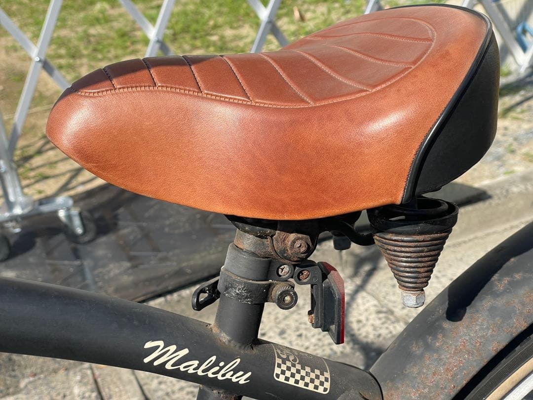 ビーチクルーザー 自転車 黒 26インチ