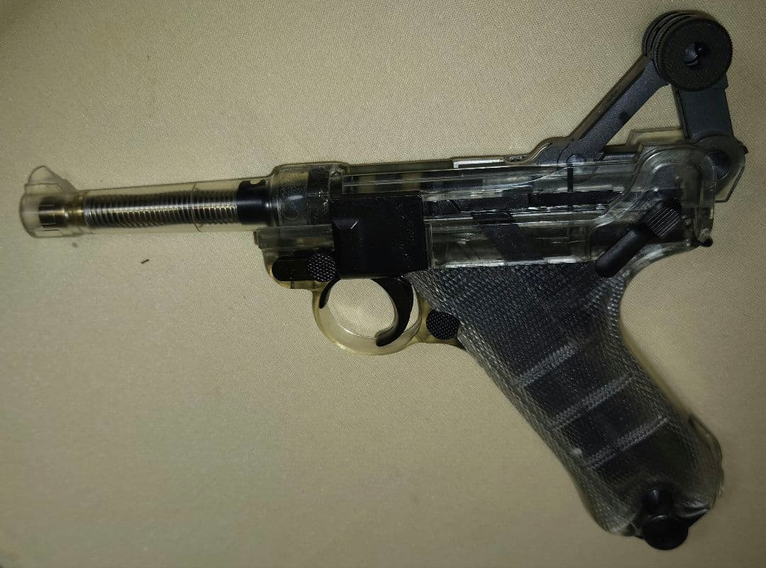 タナカ　LUGER P08 4インチモデル　スケルトン仕様マガジン新品