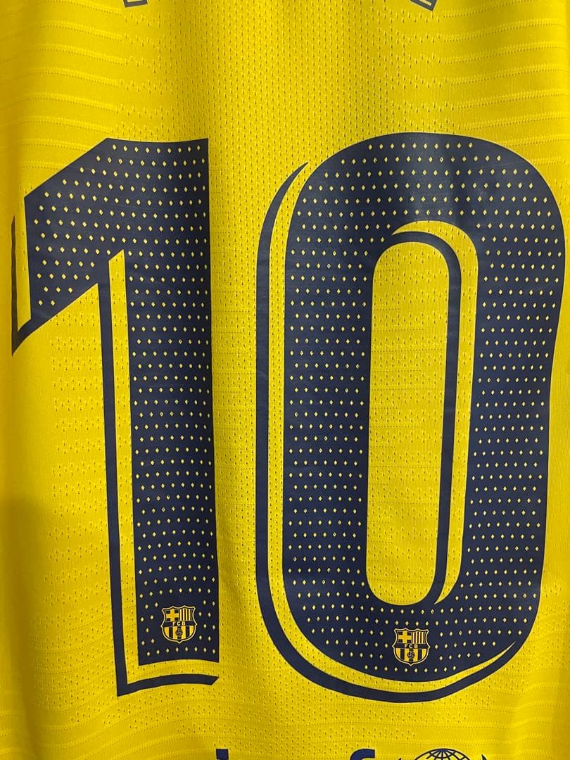 【正規品】オーセンティック バルセロナ19-20 アウェイ メッシ 10