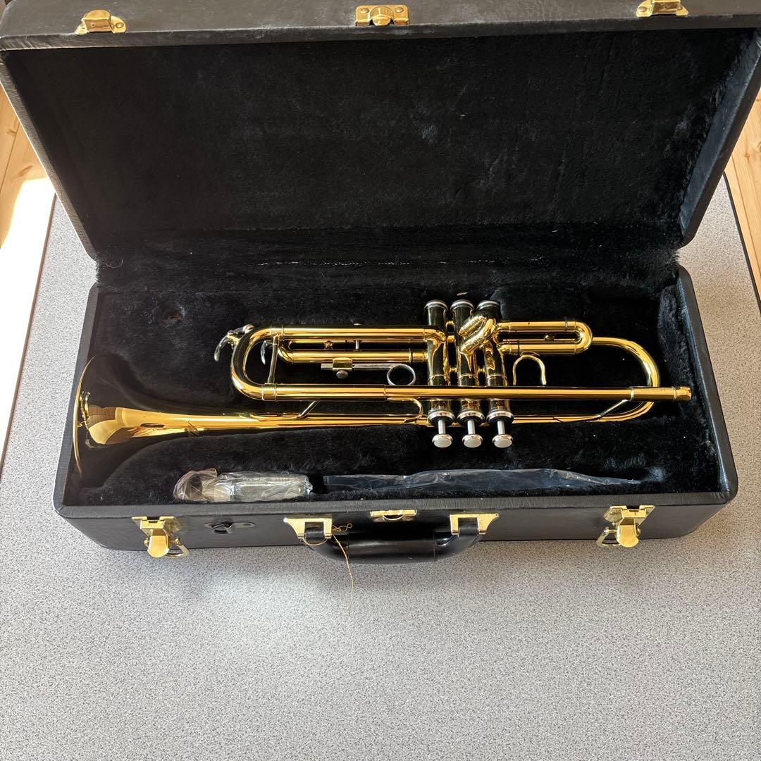 〔期間限定値下げ〕トランペット 3バルブ 本体＋ケース +初心者入門本セット