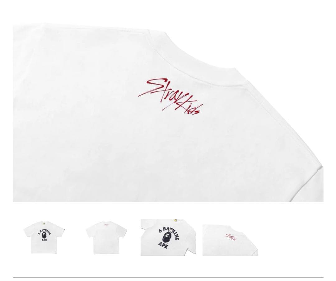 Stray Kids × A BATHING APE® TシャツJINIRET