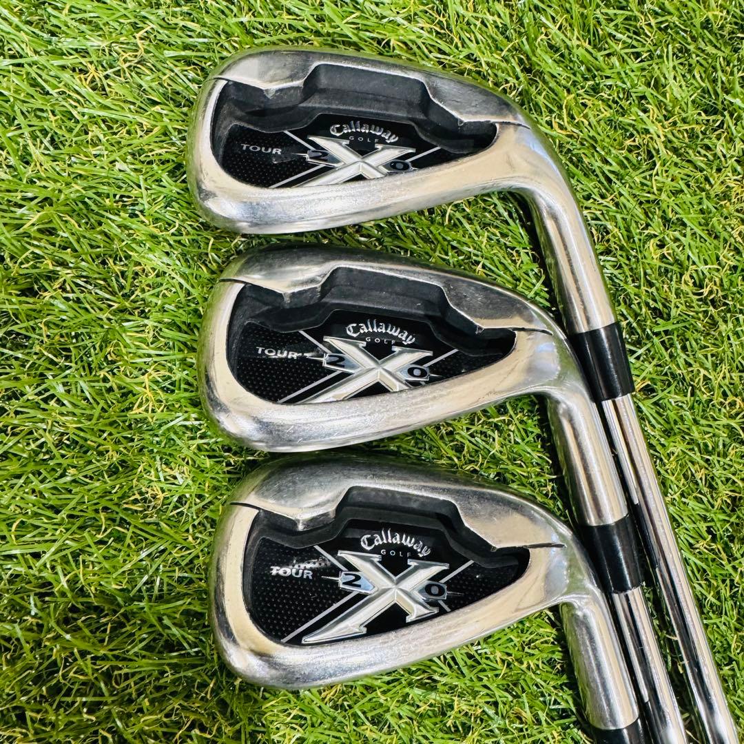 【男性用】Callaway X-20 TOUR アイアンセット 7本（S）