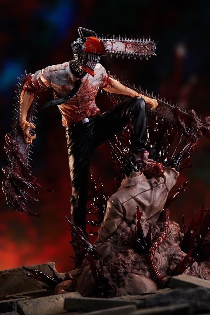 渋谷スクランブルフィギュア　チェンソーマン 1/7スケールフィギュア　ポチタ付き