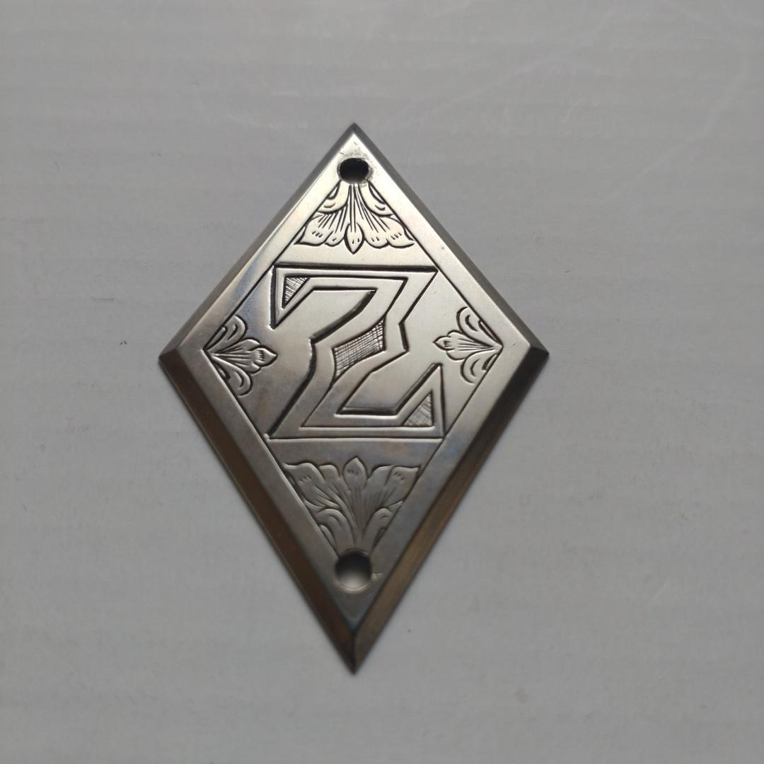 Greco ZEMAITIS 純銀製 ヘッドエンブレム / ヘッドプレート