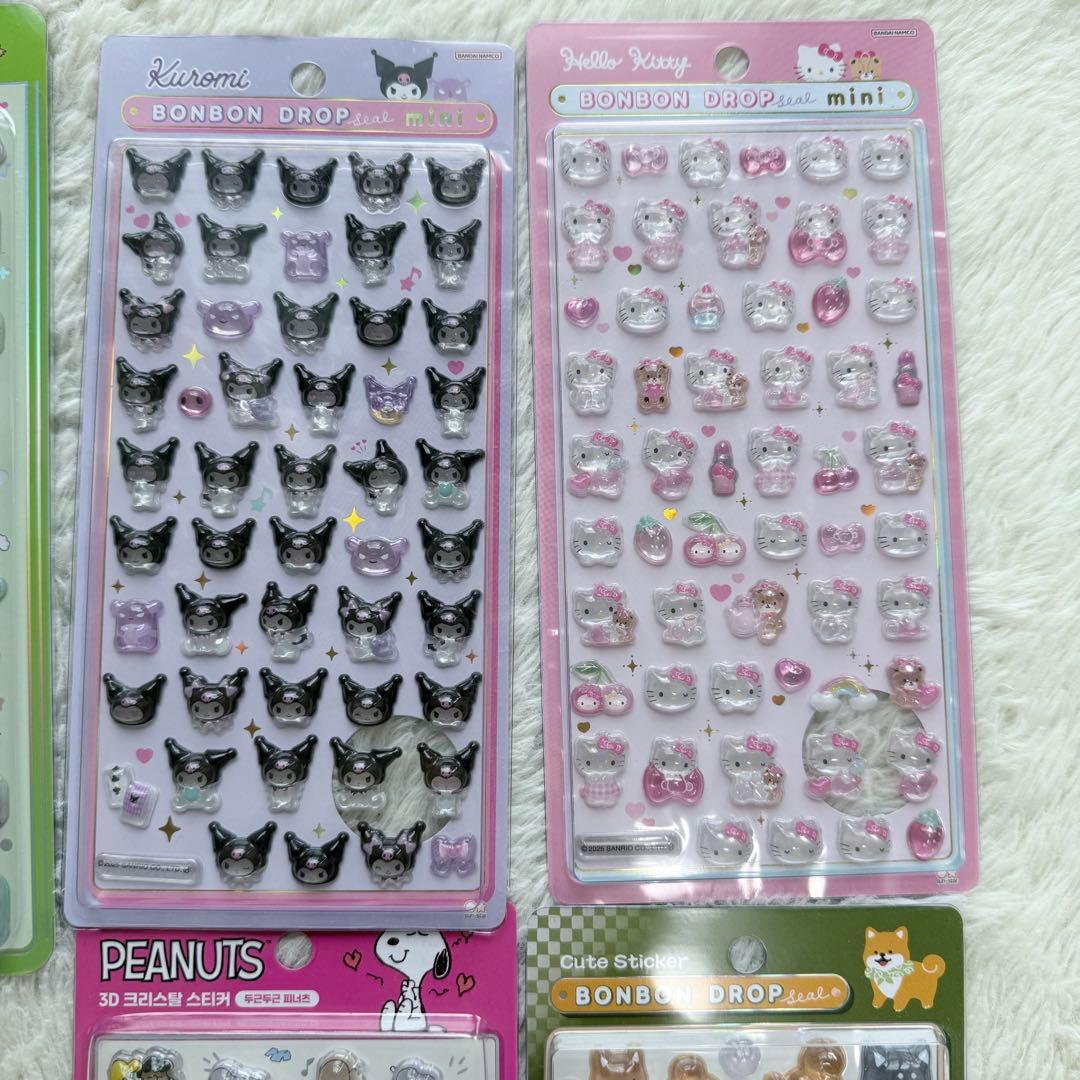 【正規品】ボンボンドロップシール うるちゅるポップシール 14枚まとめ