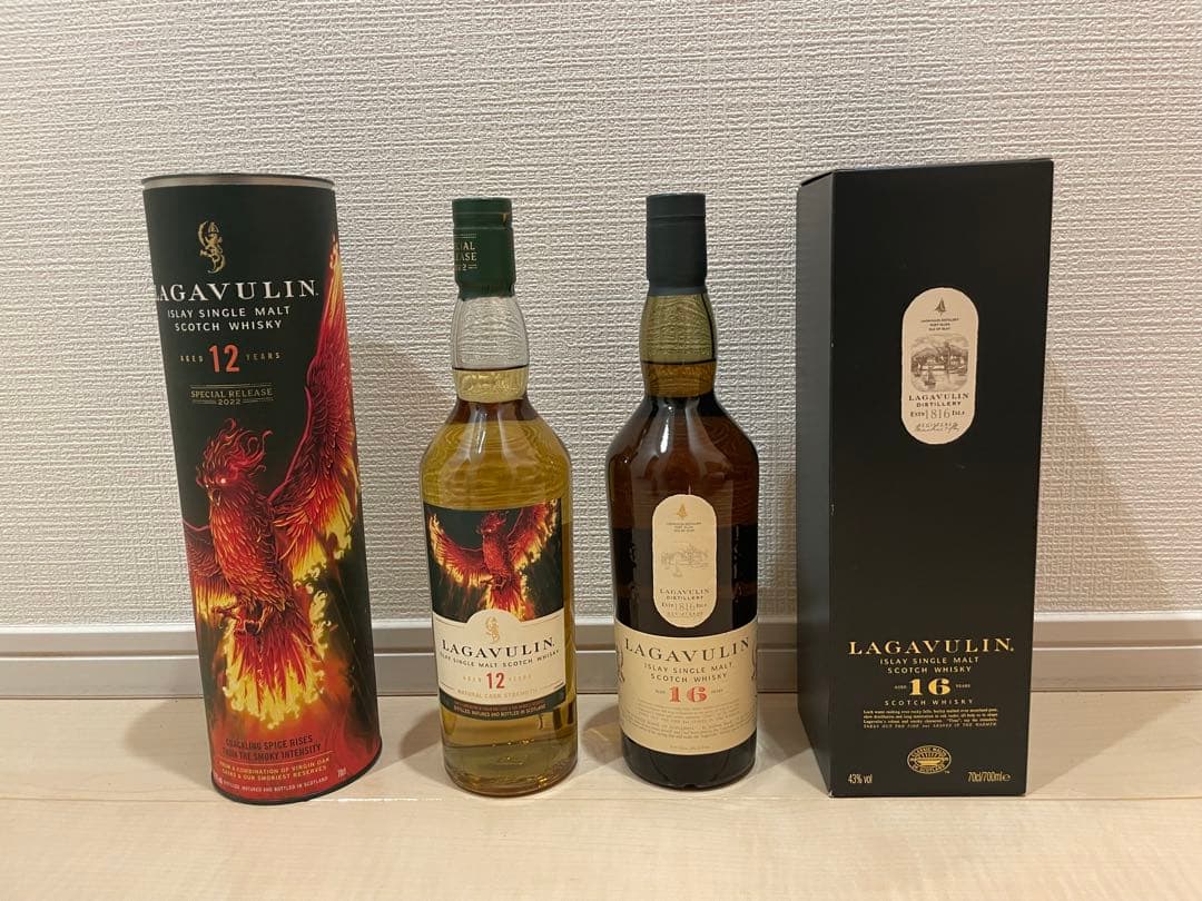 Lagavulin 12年 & 16年 ウイスキーセット