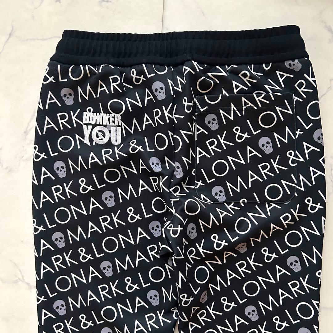 マークアンドロナ セットアップ 2024年モデル 総柄 パーカージョガーパンツ