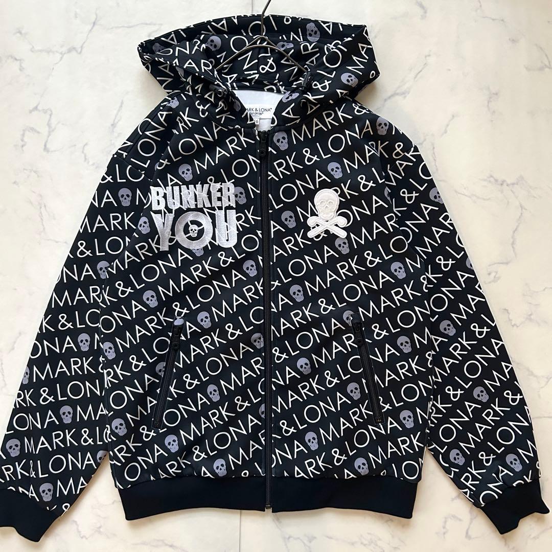 マークアンドロナ セットアップ 2024年モデル 総柄 パーカージョガーパンツ