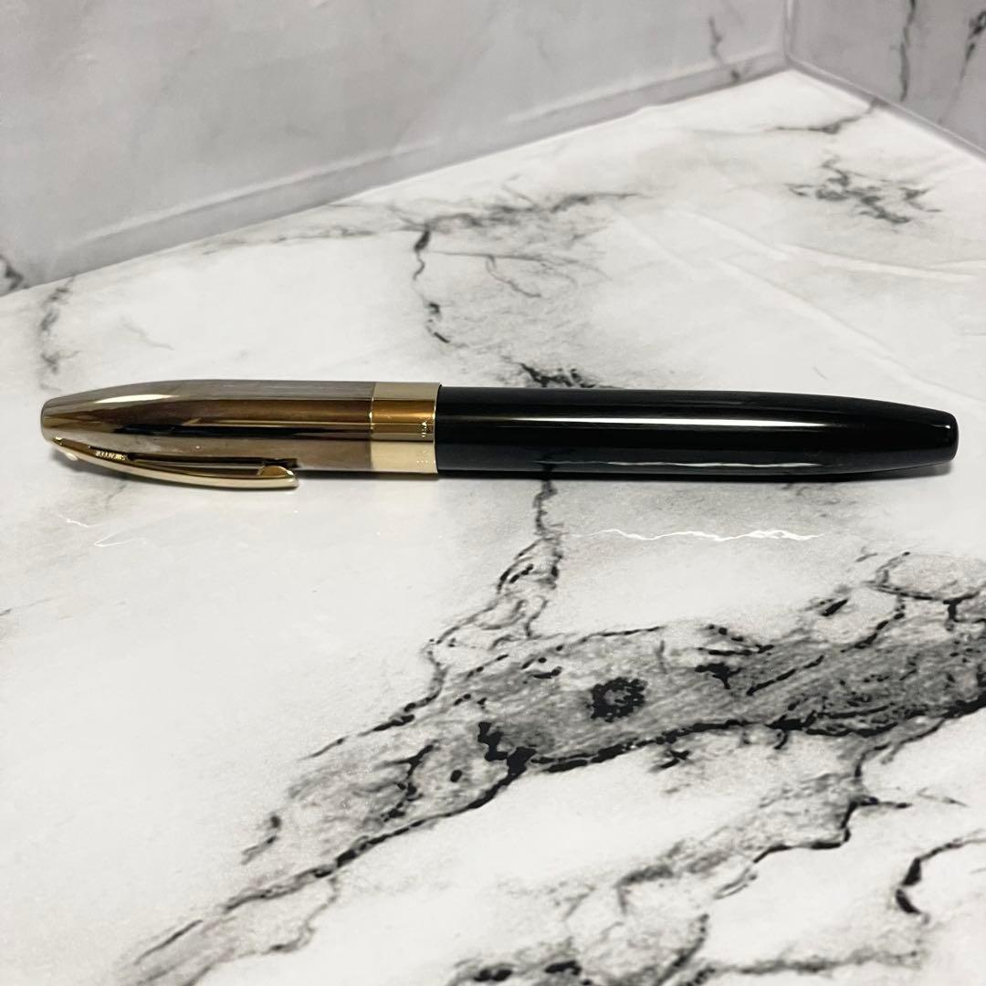☆超美品☆ SHEAFFER レガシーヘリテージ万年筆　ブラック ペン先18K