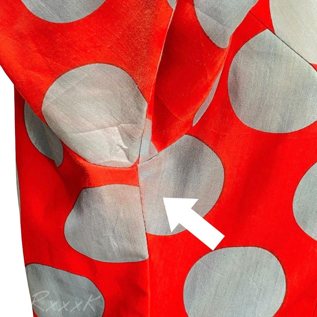 フラメンコ 衣装 ドレス ワンピース 水玉 ドット 赤 大きいサイズ