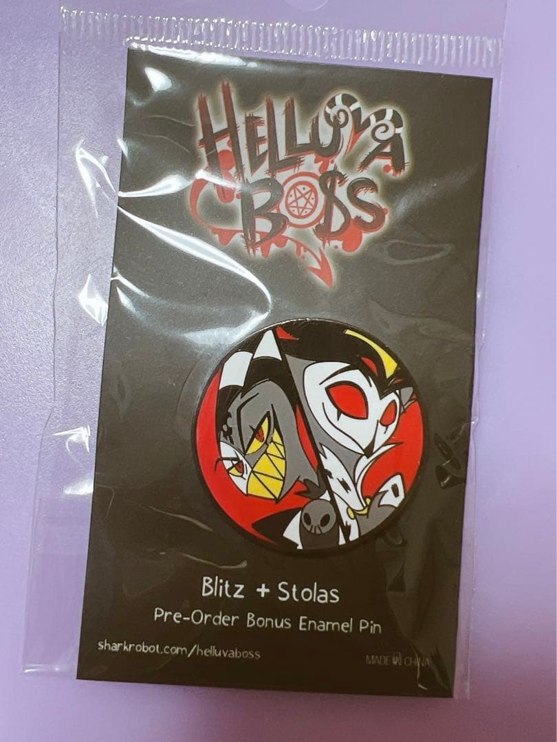 ヘルヴァボス ピンバッジ ブリッツ&ストラス