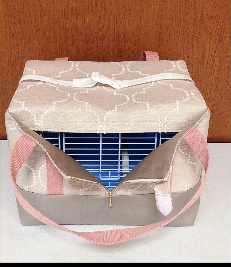 stinky-cider様　出し入れ便利な遮光鳥かごキャリーバッグ災害避難用にも