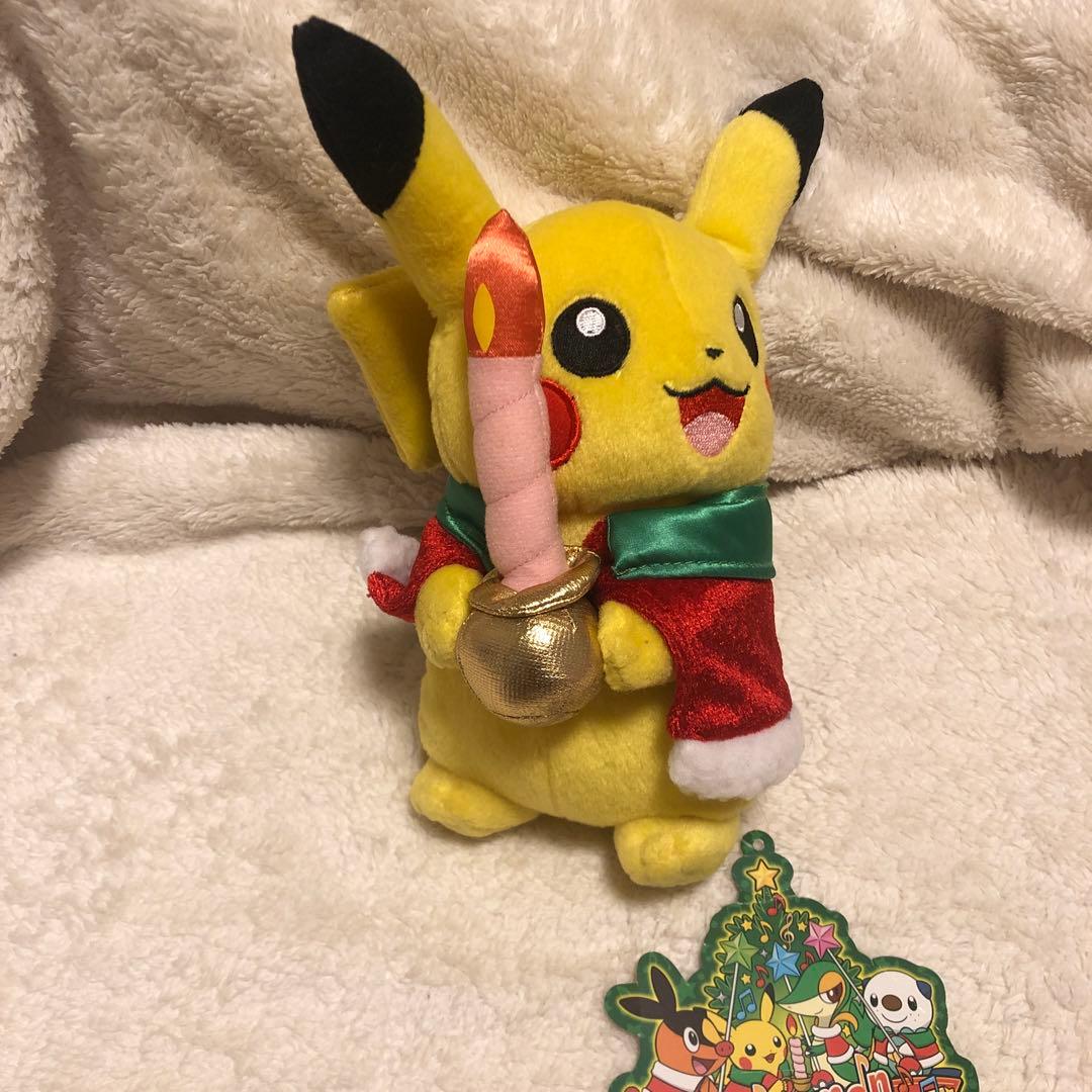 ポケモンセンター　ぬいぐるみ　クリスマス 2010 ピカチュウ