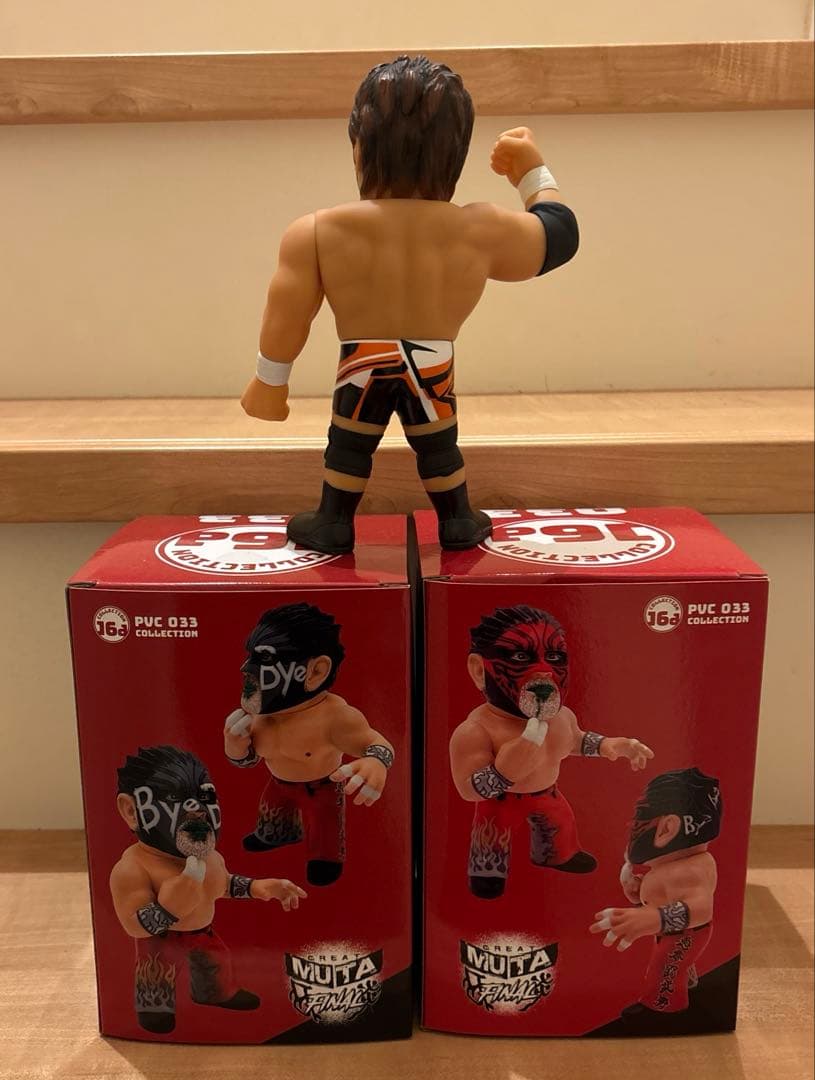 16dソフビコレクション　グレートムタ・小島聡　フィギュアセット