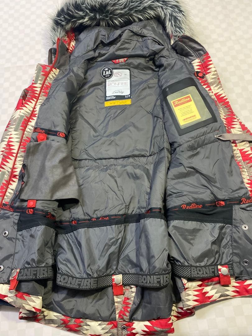 e892☆Bonfire CM川口春奈着用スノーウェア ジャケットS/P