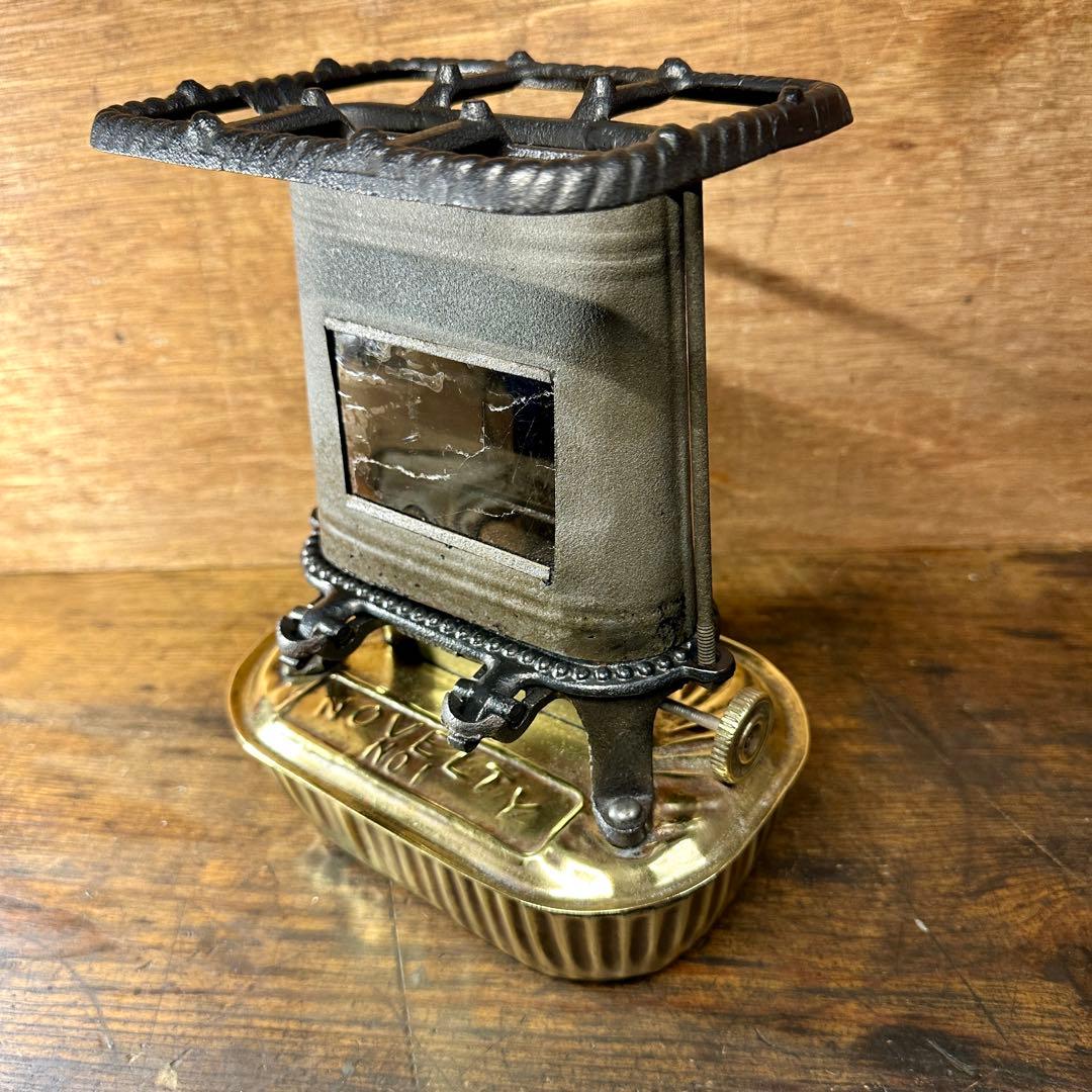 【非常に希少】1900~10s アイロンストーブ　「NOVELTY No.1」