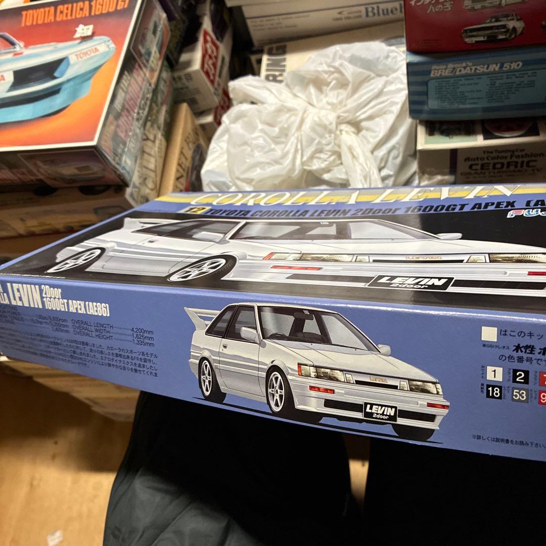 フジミトヨタ レビン AE86 1/24 プラモデル