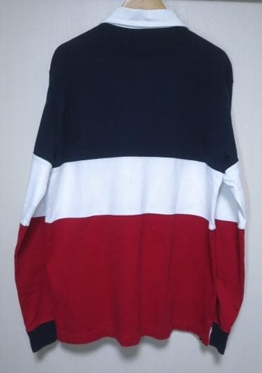 M ラルフローレン クッキーパッチ ラガーシャツ POLOロゴ