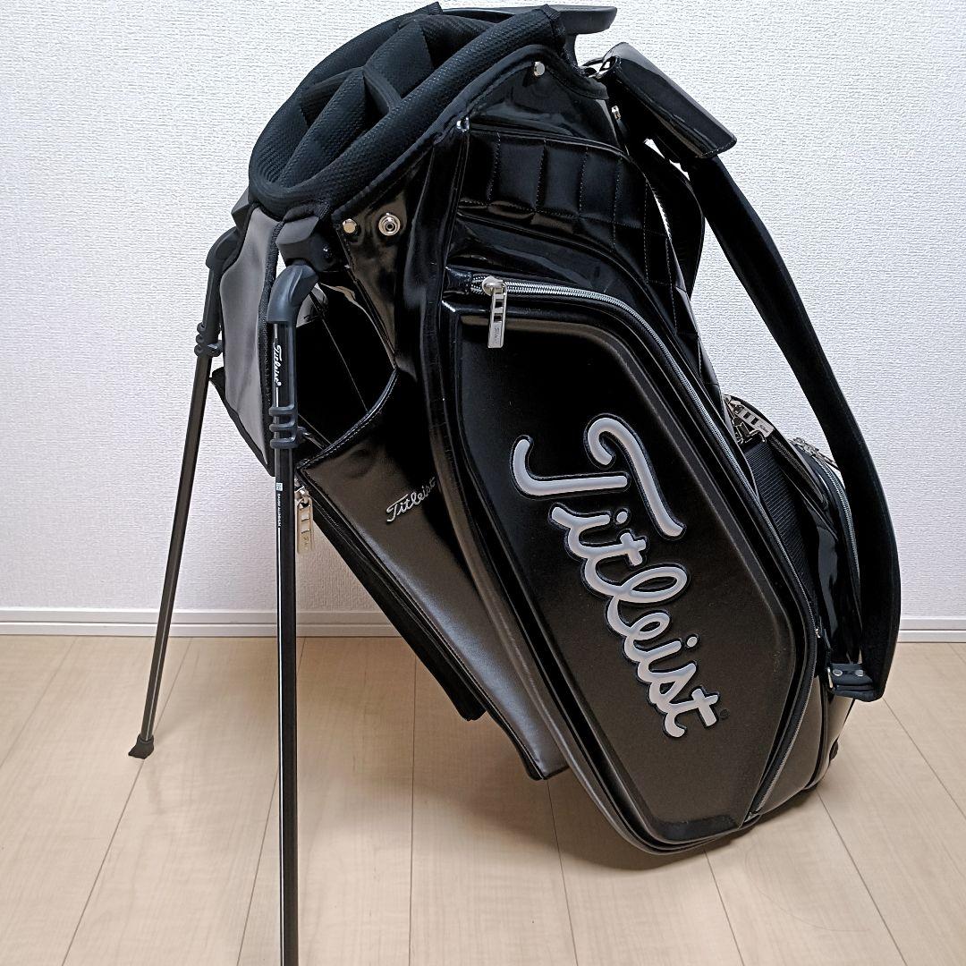 【希少限定品】Titleistタイトリスト　ゴルフキャディバッグ　BLACK