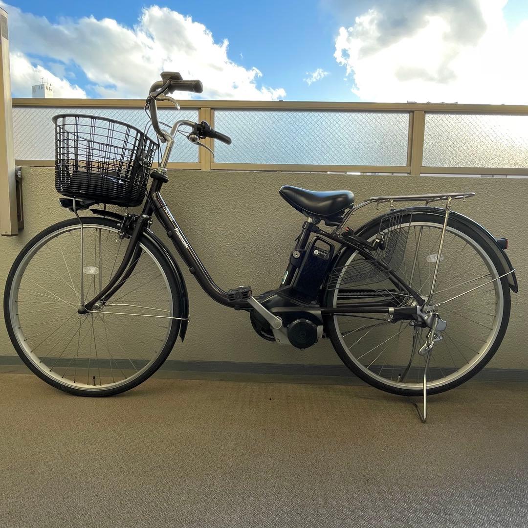 電動アシスト自転車 パナソニック 26インチ 3段変速 チャイルドシート付