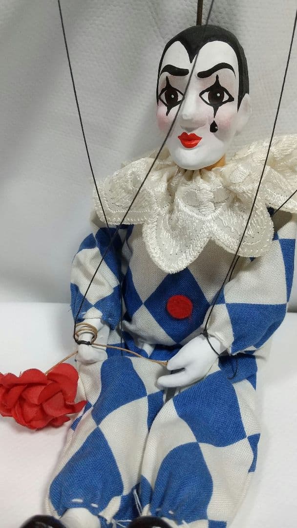 プラハから来ましたマリオネット ピエロと道化師セット