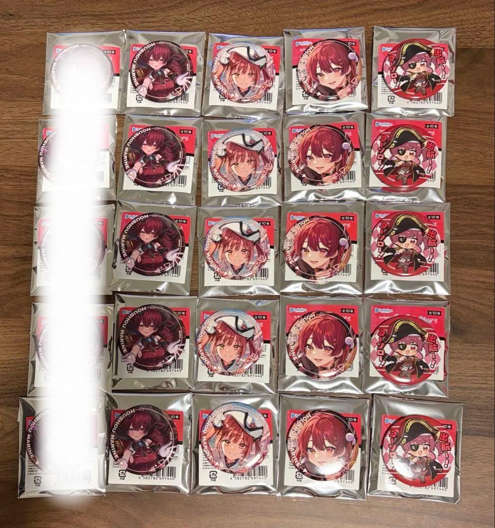 ホロライブ　Art Selection オンリー缶バッジ　宝鐘マリン