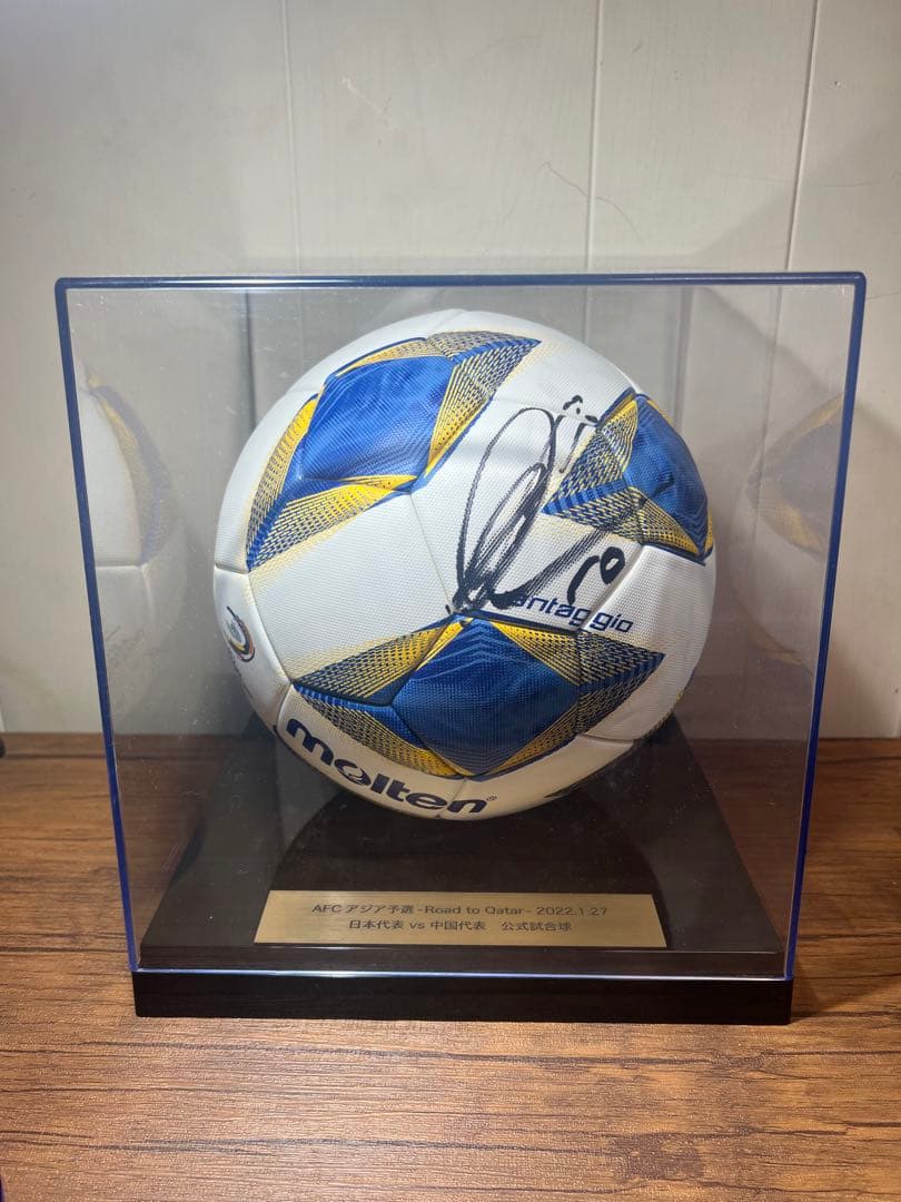 AFC公式球　レア品！大迫選手サイン入り！